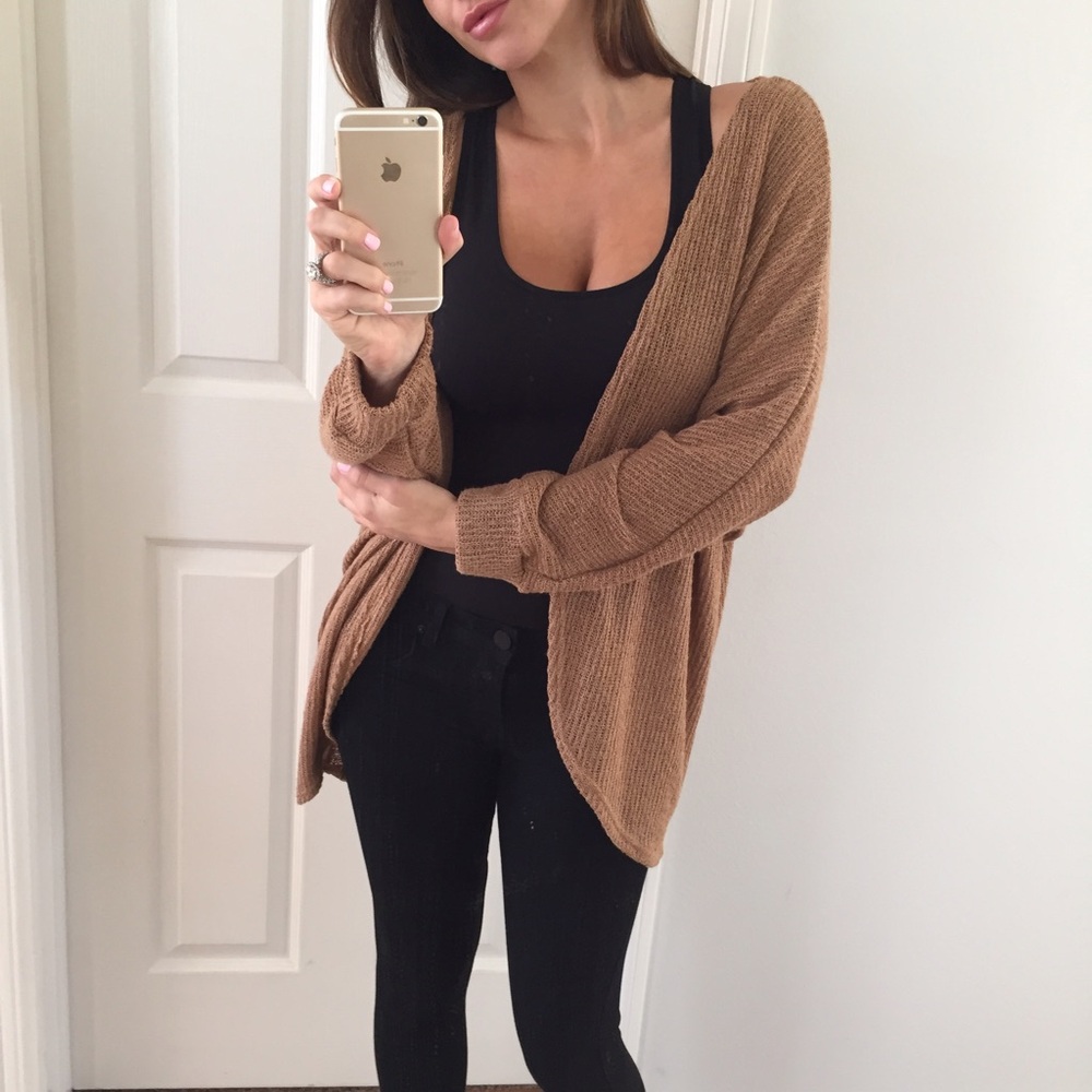 ✨ Camel Rounded Cardigan - Picture 4 of 4
